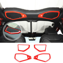 For 2024+ Jeep Wrangler JL & Gladiator JT A-Pillar & Top Roof mount Speaker Decor Ring Trim RT-TCZ