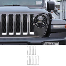 For 2018-2023 Jeep JL Front Grille Grill Insert Ring Trim Decor Ring Cover RT-TCZ