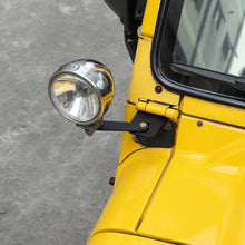 For 1997+ Jeep Wrangler TJ JK Front LED Light A-Pillar Mount Brackets Kits Metal RT-TCZ