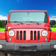 For 2007-2017 Jeep Wrangler JK Front Hood Locking Hood Latches Catch Buckle Black RT-TCZ