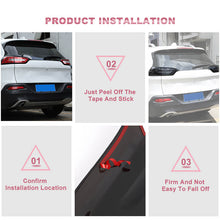 For 2014-2017 Jeep Cherokee Taillight Lamp Cover Rear Guard Trim Smoked Black RT-TCZ