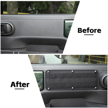 For 2007-2010 Jeep Wrangler JK JKU Inner Front Door Storage Tactical Hanging Board RT-TCZ