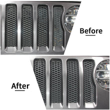 For 2018+ Jeep Wrangler JL JLU & Gladiator JT Iron Front Grille Insect Nets Mesh Cover RT-TCZ