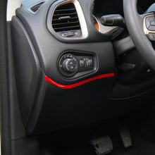 For Jeep Renegade 2015-2017 Dashboard Strip Trim Center Control Decor Cover RT-TCZ