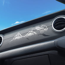 For 2018+ Jeep Wrangler JL & Gladiator JT Dashboard Co-pilot Decal Sticker Cover Trim Black RT-TCZ