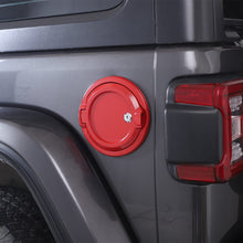 For 2018+ Jeep Wrangler JL Door Fuel Tank Gas Cap Cover With Lock Cover Trim RT-TCZ