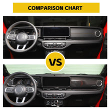 For 2024+ Jeep Wrangler JL/Gladiator JT Dashboard & Navigation Panel Trim Cover RT-TCZ