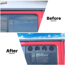 For 2007-2017 Jeep Wrangler JKU 4Door Rear Door Window Louver Air Vent Panel Trim Cover RT-TCZ