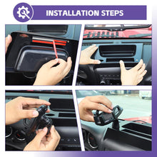 For 2012-2017 Jeep Wrangler JK Dash Phone Holder Storage Box Bracket RT-TCZ