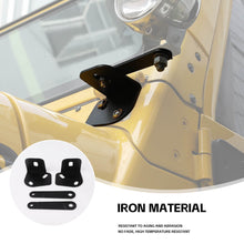 For 1997+ Jeep Wrangler TJ JK Front LED Light A-Pillar Mount Brackets Kits Metal RT-TCZ