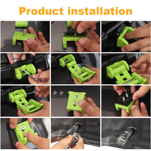 For 2007+ Jeep Wrangler JK JL & Gladiator JT Car Side Hood Catch Latches Buckle RT-TCZ