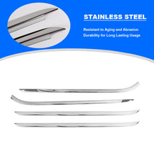 For 2018+ Jeep Wrangler JL JLU JT 2/4Door Stainless Steel Door Window Bottom Strips Cover RT-TCZ