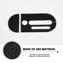 For 2007-2010 Jeep Wrangler JK Soft Carbon Fiber Console Gear Shift Panel Cover Trim RT-TCZ