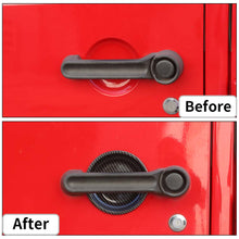 For 2007-2017 Jeep Wrangler JK JKU Door Handle Bowl Cover Trim RT-TCZ