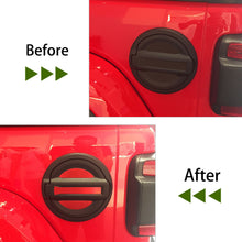 For 2018+ Jeep Wrangler JL JLU 3X Fuel Tank Cap Decor Cover Trim Aluminum RT-TCZ