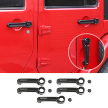 For Jeep Wrangler JKU 2007-2017 4-Door Door Handle Cover Inserts & Tailgate Handle Cover