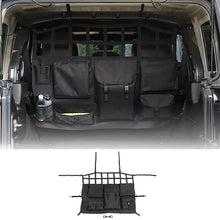 For Jeep Wrangler JK JL 4Doors Rear Cargo Seat Storage Bag Net Trunk Organizer Storage Pouch Bags RT-TCZ