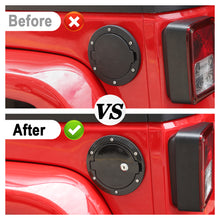 For 2007-2017 Jeep Wrangler JK JKU Fuel Tank Gas Cap Cover Trim RT-TCZ
