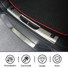 For 2014-2018 Jeep Cherokee Stainless Rear Bumper Protector Guard Scuff Plate Pedal RT-TCZ