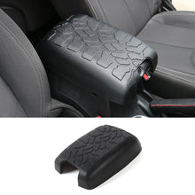 For 2011-2017 Jeep Wrangler JK JKU Black Center Console Armrest box Pet Pad Crack Pattern Surface Waterproof Rubber Pad Cover RT-TCZ