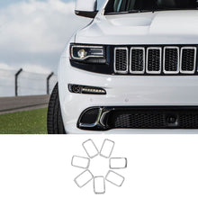 For 2014-2016 Jeep Grand Cherokee Grille Inserts Clip-on Grill Cover Trim Kit RT-TCZ