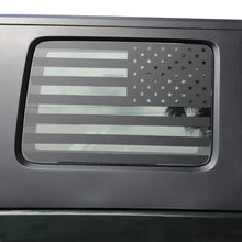 For 2007-2010 Jeep Wrangler JK JKU Rear Window American Flags Trim Sticker Decals Carbon Fiber RT-TCZ