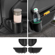 For 2018+ Jeep Wrangler JL 4Door Front & Rear Door Pocket Storage Box Organizer RT-TCZ