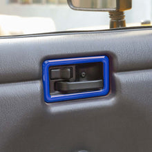 For 1997-06 Jeep Wrangler TJ 2x Car Door Handle Bowl Trim Panel Decor Cover RT-TCZ