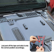 For 2018+ Jeep Wrangler JL JLU Gladiator JT Engine Hood Hinge & Hood Decoration Cover Trim RT-TCZ