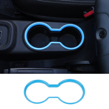For 2010-2018 Jeep Wrangler JK JKU Front Water Cup Holder Trim Cover ABS Interior Decor RT-TCZ