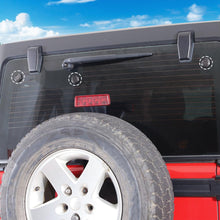 For 2007-2017 Jeep Wrangler JK Car Tailgate Glass Rear Window Cover Trim RT-TCZ