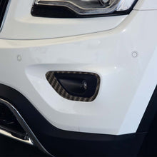 For 2014-2016 Jeep Grand Cherokee Front Fog Light Lamp Trim Cover Decor Bezels RT-TCZ