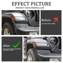 For 2018+ Jeep Wrangler JL/Gladiator JT Rubber Strips Wheel Eyebrow Mudguard RT-TCZ