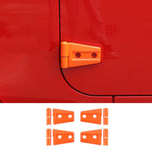 For 2007-2018 Jeep Wrangler JK JKU Door Hinge Covers Protector Trim Kit,4pcs RT-TCZ