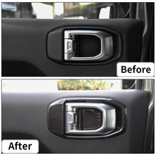 For 2018+ Jeep Wrangler JL& Gladiator JT 4-Door Car Door Handle Bowl Cover Decor Trim RT-TCZ