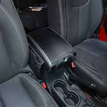 For 2011-2017 Jeep Wrangler JK Center Armrest Box Cover Leather Pad with Storage Bag RT-TCZ