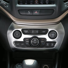 For 2014-2018 Jeep Cherokee Central Air Conditioner Switch Panel Trim Cover Silver RT-TCZ