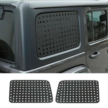For 2018+ Jeep Wrangler JL Rear Door Window Glass Panel Cover RT-TCZ