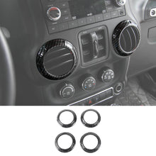For 2011-2018 Jeep Wrangler JK JKU Center Console Dash Air Conditioner Vent Cover Trim 4PCS RT-TCZ