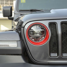 For 2018-2023 Jeep Wrangler JL JLU & Gladiator JT Headlight Cover Trim Bezels Ring Premium Edition RT-TCZ