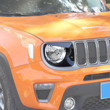 For 2019-2021 Jeep Renegade Headlight Bezels Angry Bird Head Lamp Ring Trim Cover RT-TCZ