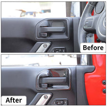 For 2011-2017 Jeep Wrangler JKU Inner Door Handle Bowl Cover Trim RT-TCZ