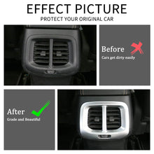 For 2014-2018 Jeep Cherokee Rear Seat Air Vent Outlet Cover Trim Frame Silver RT-TCZ