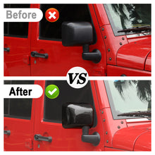 For 2007-2017 Jeep Wrangler JK JKU Side Rear View Mirror Cover Trim Frame RT-TCZ