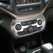 For 2014-2018 Jeep Cherokee Central Air Conditioner Switch Panel Trim Cover Silver RT-TCZ