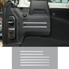For 2018+ Jeep Wrangler JL 6PCS Rear Tail Trunk Cargo Cover Trim Decor RT-TCZ