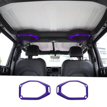 For 2018-2023 Jeep Wrangler JL JLU & Gladiator JT Top Roof Speaker Ring Trim Cover RT-TCZ