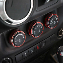 For Jeep Wrangler JK 11-17/Compass 10-16 Patriot Air Conditioner Switch Knob Trim Ring RT-TCZ