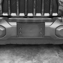 For Jeep Wrangler JL JLU & Gladiator JT 2018+ Front License Plate Mounting Bracket