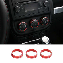 For Jeep Wrangler JK 11-17/Compass 10-16 Patriot Air Conditioner Switch Knob Trim Ring RT-TCZ